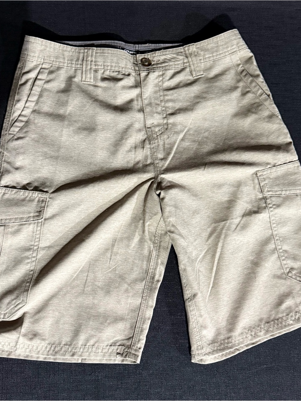 O'Neill Men's Hybrid Cargo Shorts in Khaki Beige